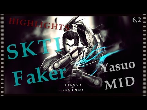 (60fps)~ SKT T1 Faker - Yasuo vs Zed - ZTR Ggoong - KR LOL - Highlights