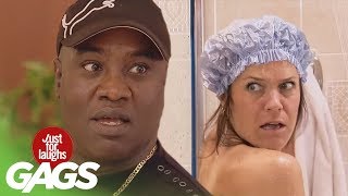 Sexy Lady Showers In Mall Prank sexy humor