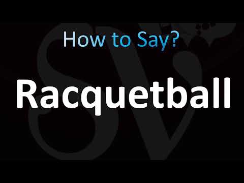 How to Pronounce Racquetball (CORRECTLY!)
