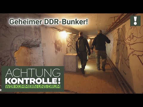 "Der Heilige Grahl in der Bunkerszene!" Kontrollgang durch GEHEIMEN DDR-Bunker!  | Achtung Kontrolle