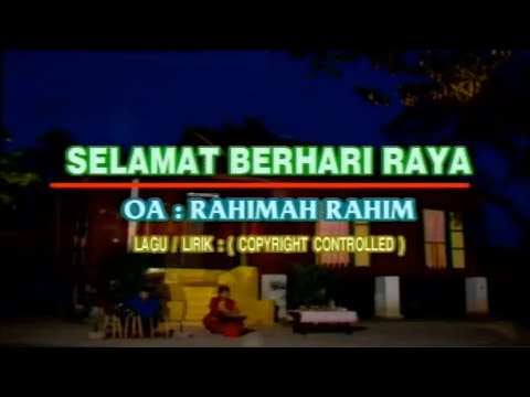 Rahimah Rahim - Selamat Hari Raya KARAOKE