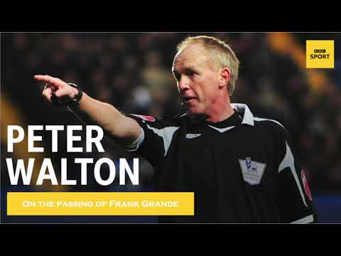 Peter Walton on the passing of Frank Grande