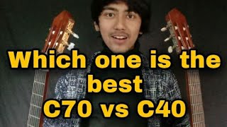Video thumbnail for Classical guitar C70 vs C40 sound quality. by Ashish Chhetri
