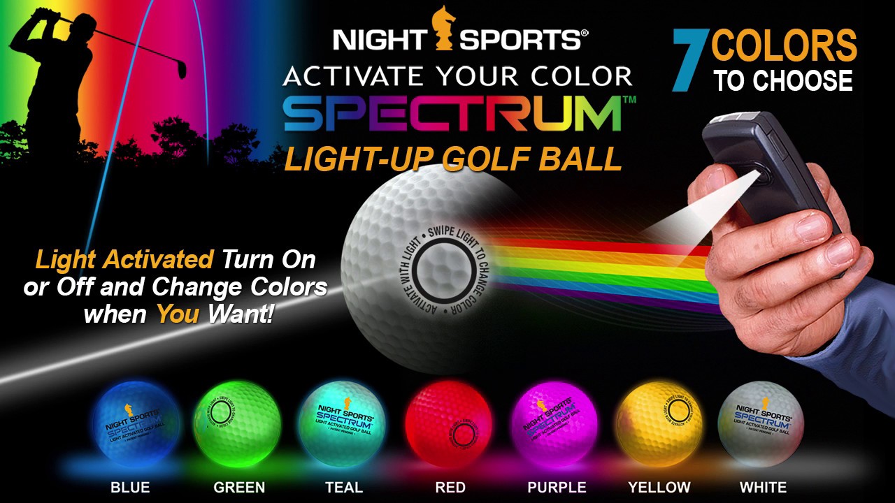 LED Golf Balls // Set Of 6 Night Sports USA Touch of Modern