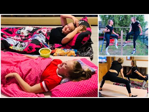 BFF Abendroutine in den Sommerferien ☀️ Trampolin / Reck / Workout / Best Friends Sammy and Me ❤️