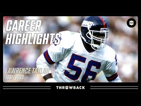 Lawrence Taylor's GREATEST Defensive Player Ever Career Highlights | NFL Legends