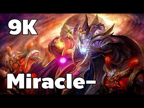 9K Miracle- Invoker Mid Rank MMR Game