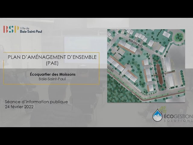 Séance d’information – Quartier des Moissons