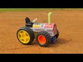 How To Make Matchbox Tractor DIY Matchbox Tractor With DC Motor School Project Ashton Creative
