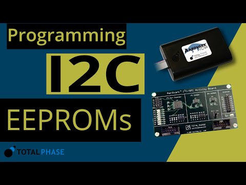 Programming an EEPROM with a Total Phase I2C Host Adapter