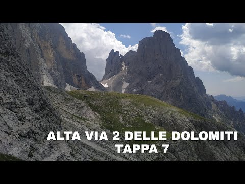 Alta Via 2 delle Dolomiti. Tappa 7: dal Rifugio Mulaz al Rifugio Treviso