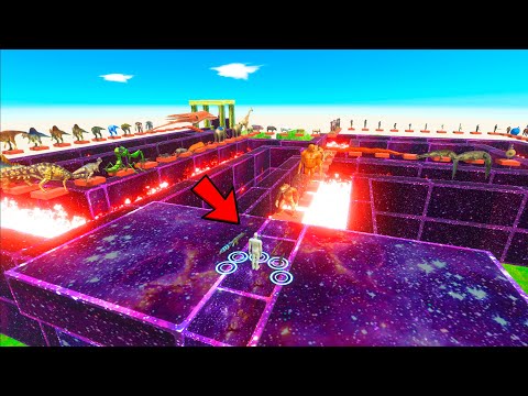 ⚔️ FPS EXTREME PARKOUR OVER FIRE EITHER WIN OR BURN 1 ATTEMPT - Animal Revolt Battle Simulator