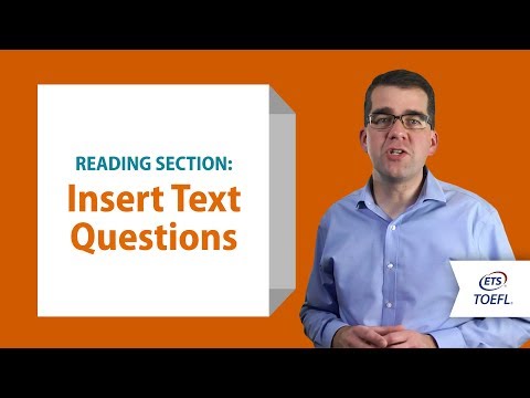 託福®閱讀題--插入文本│託福®考試內涵 (TOEFL® Reading Questions - Insert Text │Inside the TOEFL® Test)