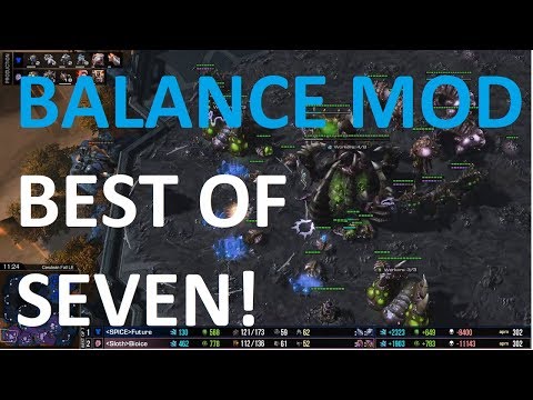 Future vs Bioice - BALANCE TEST MOD - BEST OF SEVEN  - Starcraft 2