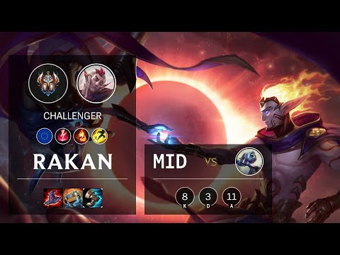 Rakan Mid vs Fizz - EUNE Challenger Patch 10.15