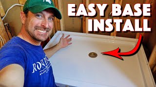 How To Install A Dreamline Shower Base With A Brass Drain! 3 Key Steps You Cannot Overlook!