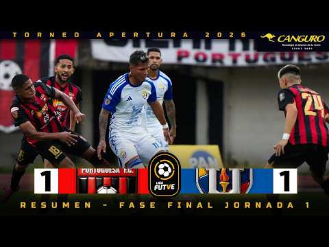 RESUMEN | Reparten puntos en Araure | Portuguesa - UCV | Liga FUTVE Triunfobet