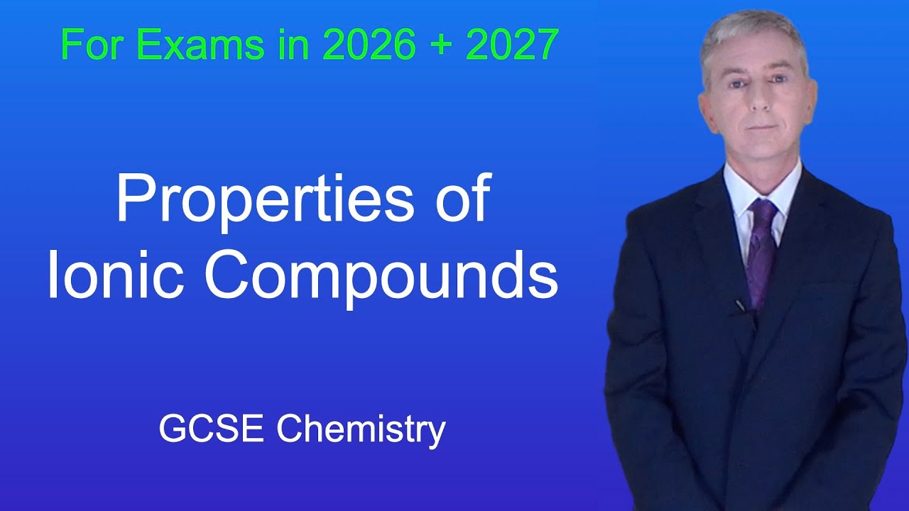 GCSE Chemistry Revision "Properties of Ionic Compounds"