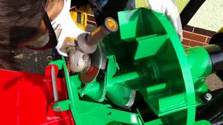 Štiepkovač PIRANA BYSTRON - Za traktor +  S PRIPOJENÍM VLEČKY - max.Ø7 cm - Výkon traktora od 10kW