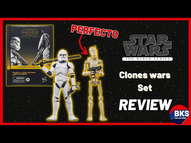 Vídeo relacionado con Star Wars The Black Series Phase II Clone Trooper (edici n navide a) Figura coleccionable multicolor de 6 pulgadas F5610 a partir de 4 a os
