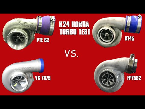 CHEAP TURBO TEST-K24A2 BOOST RESPONSE TEST