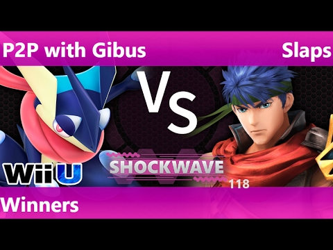 SW 118 - P2P with Gibus (Greninja) vs SWG | Slaps (Ike) Winners - Smash 4