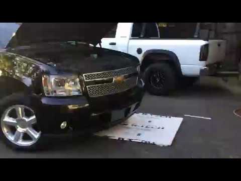 07 Chevy Suburban LTZ grill install the right way Black Mesh Topline Parts