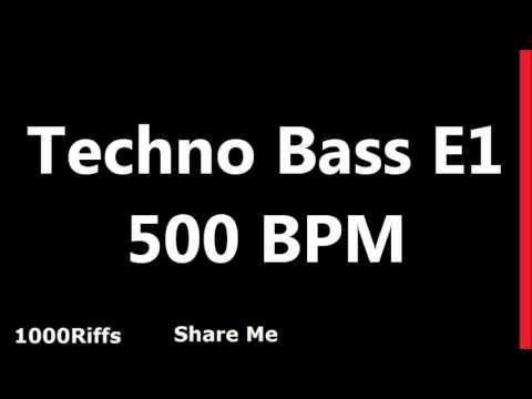 Techno Bass E1 Metronome : 500 BPM