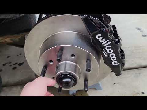 F100 Disc Brake Conversion: 1967 F100 Wilwood disc brakes