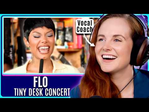 Vocal Coach - Those HARMONIES! 🔥 | AAA & Cardboard Box Analysis | FLO: Tiny Desk Concert