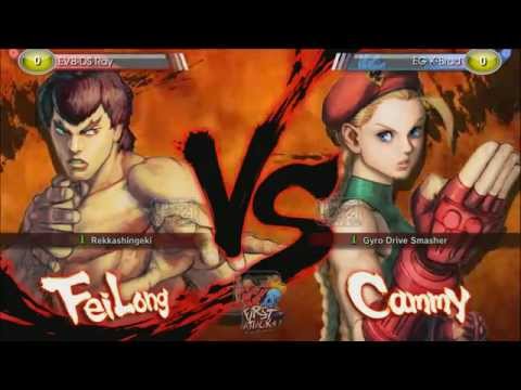 First Attack PR 2015 - USF4 - Top 8 - EVB DS Ray (Fei Long) vs EG K-Brad (Cammy)