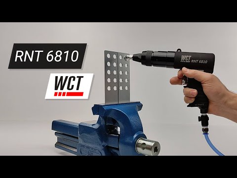 WCT RNT 6810 Pneumatische blindklinkmoertang M6, M8, M10