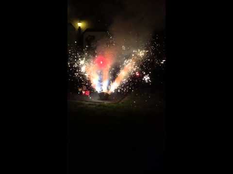 Epic 500 grams of gunpowder in one firework