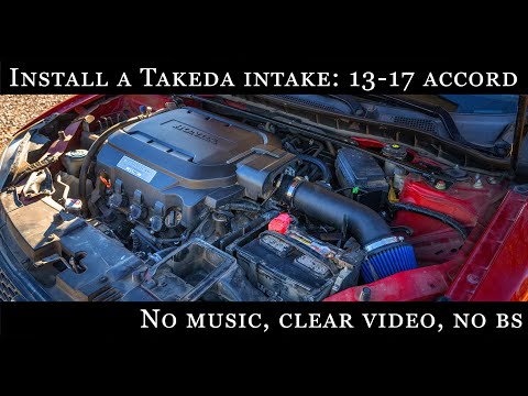 How to install a Takeda intake for the 2013-17 Accord V6