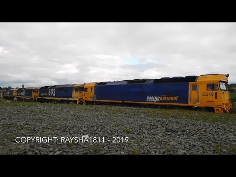 2CK5 - G519-8172-8164-8140 (Grain) Moorabool - Australian Trains by Raysha1811