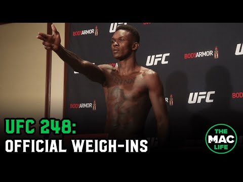UFC 248 Official Weigh-Ins: Main Card