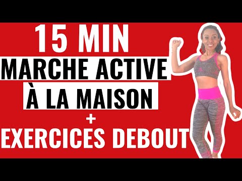LA MARCHE ACTIVE CHEZ SOI (15 MIN) / RENFORCEMENT MUSCULAIRE CORPS COMPLET / SANS SAUT