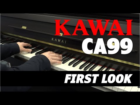 Kawai CA99 Preview & A little bit of playing at NAMM 2020