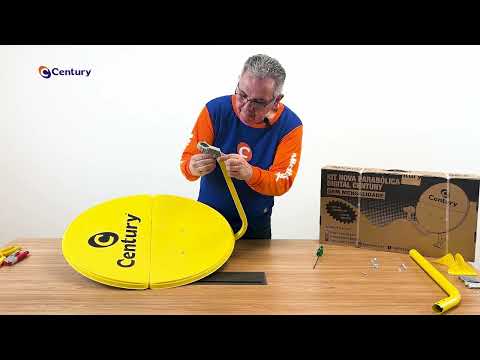 ANTENA PARABOLICA CENTURY 60CM BI-PARTIDA (AMARELA) A GRANEL