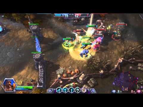 Heroes Of The Storm - Technical Alpha - 22 to 21 DEFEAT