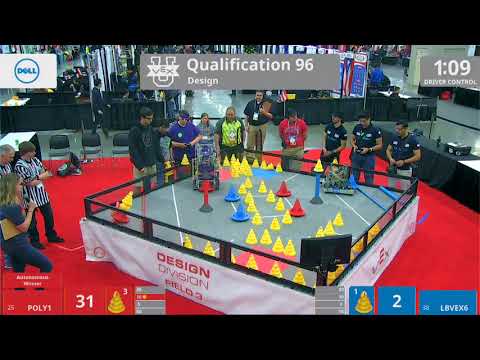 2018 VEXU Design Q96 - POLY1 vs LBVEX6 - 67 to 34