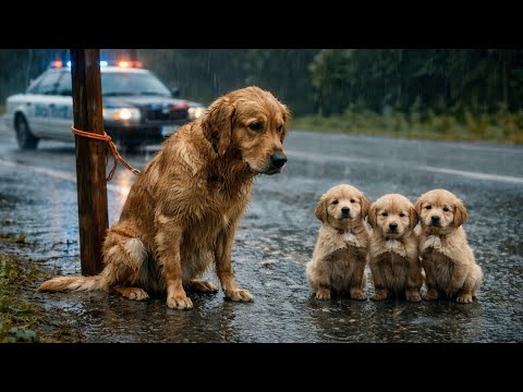 Kind Man Rescues Abandoned Mother Dog and Puppies - It will touch your heart.