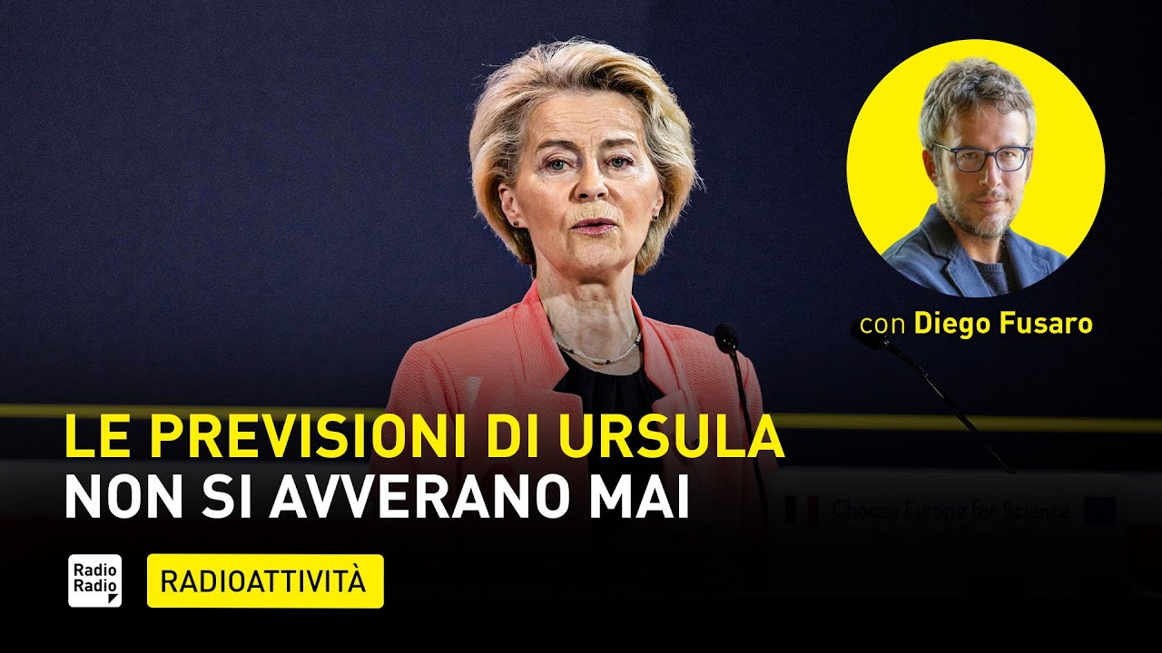 Nuova profezia di Von der Leyen sull'Ucraina: la propaganda contro la Russia non conosce tregua