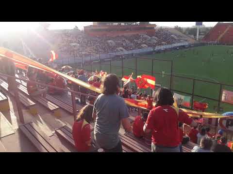 "Cada día te quiero más- Furia Roja vs Palestino 2019" Barra: Fúria Roja &bull; Club: Unión Española