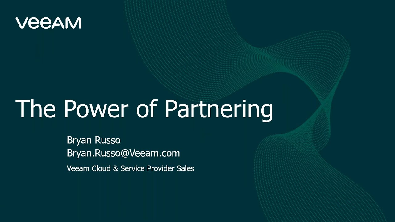 Veeam VCSP Enablement Series video