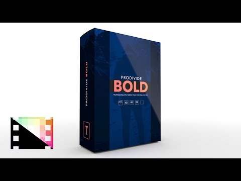 ProDivide Bold - Professional Split Media Titles for Final Cut Pro X - Pixel Film Studios