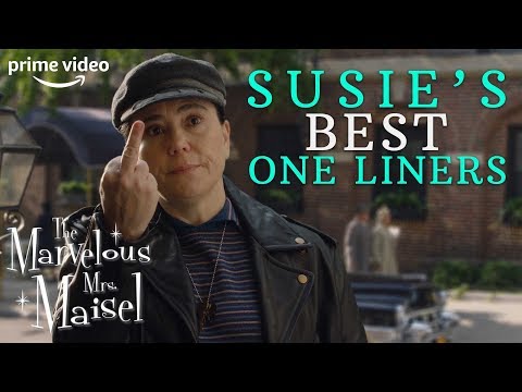 Susie's Best One Liners | The Marvelous Mrs. Maisel | Prime Video