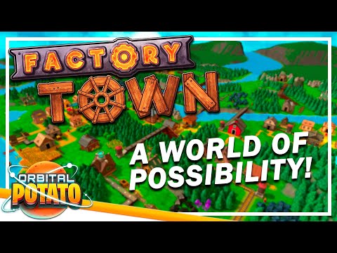 Building An AUTOMATED TOWN!! - Factory Town - FULL RELEASE - Automation Management Game - Episode #1