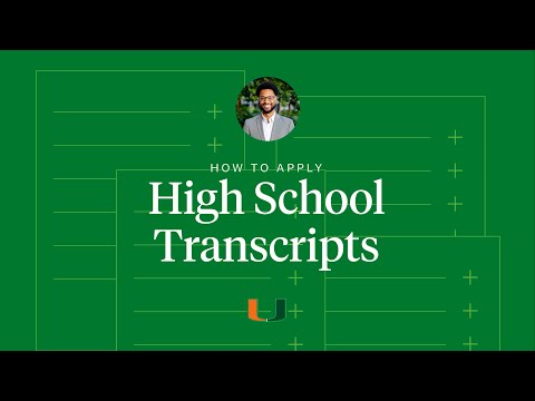 How To Apply High School Transcripts