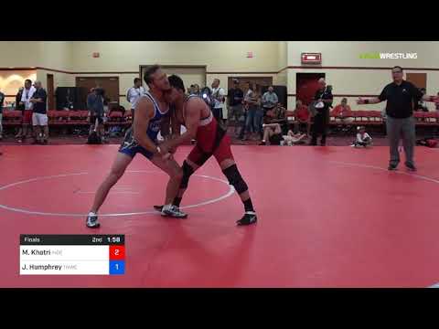 2018 Marine Corps US Open/Masters B Greco Roman 70 Finals - Mukesh Khatri (Inde) Vs. Jordin Humphr